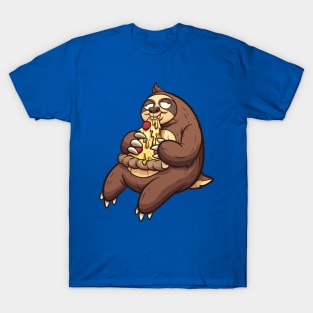 Sloth Eating Pizza T-Shirt